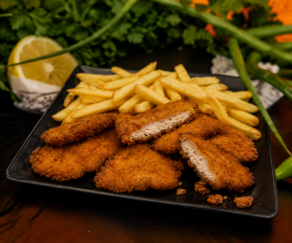 Schnitzel plate